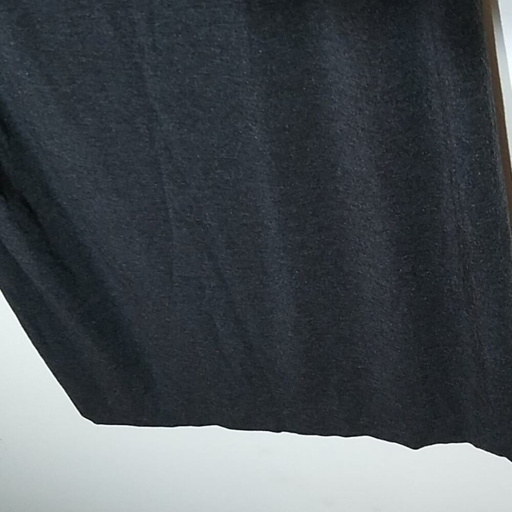 Athleta Carefree Tee Dress Charcoal Gray Ruched 94% modal Size S - Picture 6 of 9